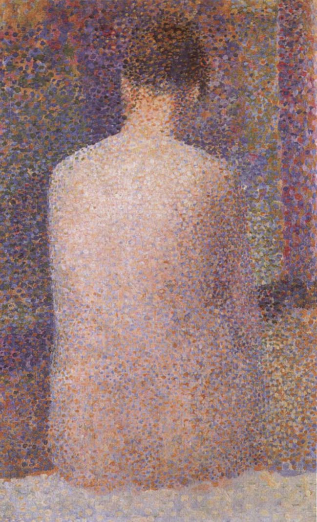 Georges Seurat Model Form Behind